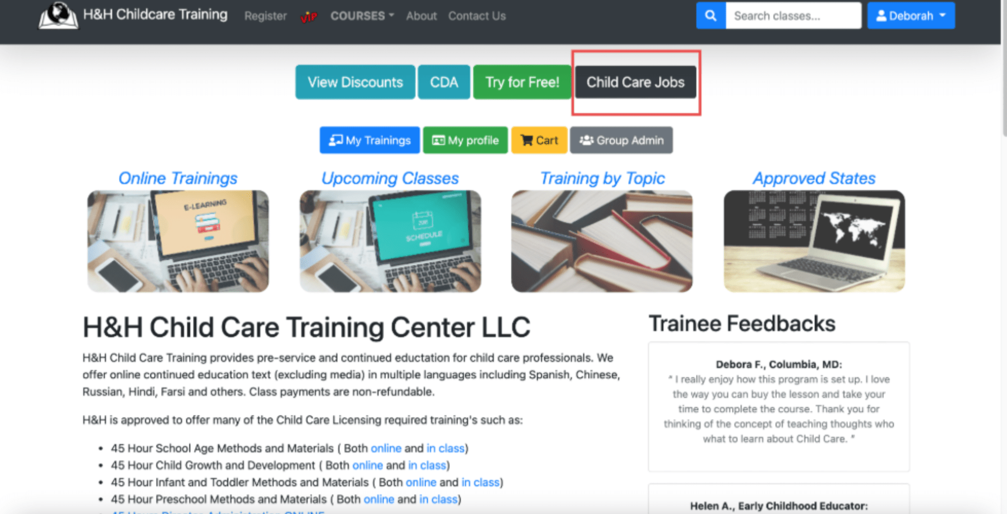 Job Board FAQs post H&H Child Care Training Center